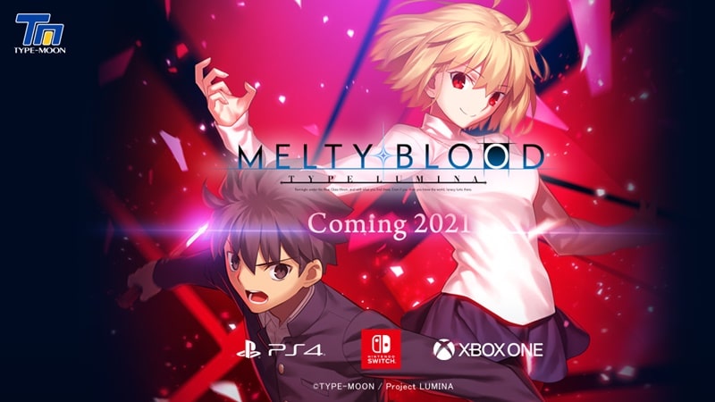 メルブラ」最新作「MELTY BLOOD: TYPE LUMINA」が2021年内に発売決定 